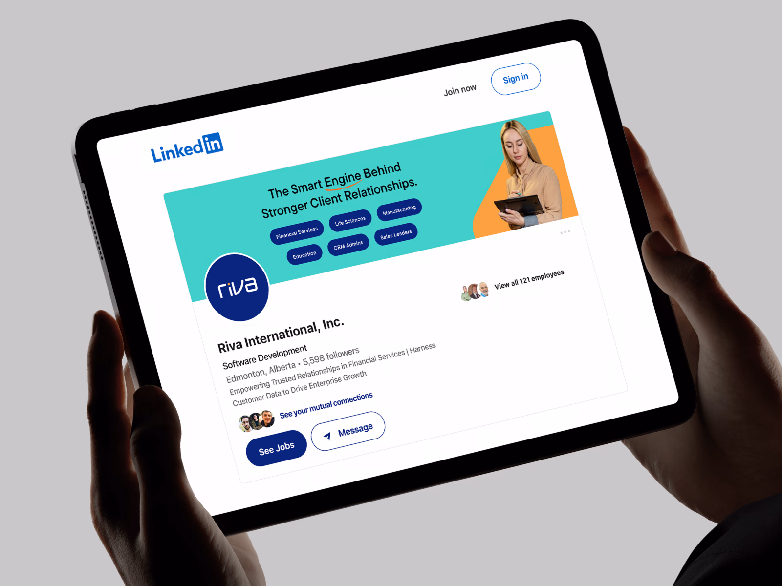 Riva Engine — enterprise SaaS site